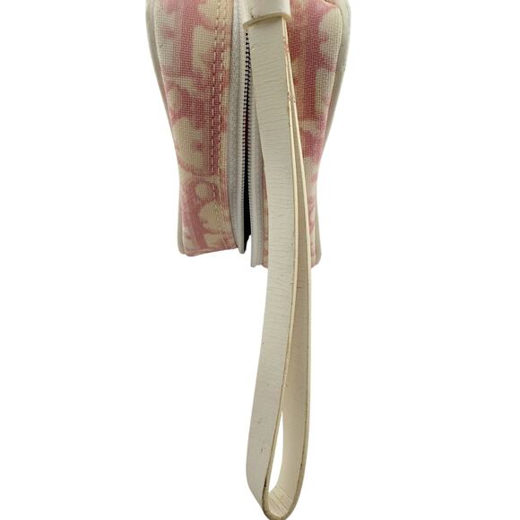 Christian Dior Pink Trotter Monogram 2 Denim Wristlet Pouch - Picture 15 of 16